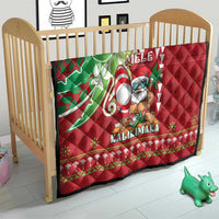 Hawaii Christmas Quilt Funny Santa Claus Surf Mele Kalikimaka LT05 - Polynesian Pride