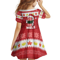 Hawaii Funny Christmas Family Matching Mermaid Dress and Hawaiian Shirt Spam Musubi Santa LT05 - Polynesian Pride
