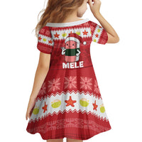 Hawaii Funny Christmas Family Matching Puletasi and Hawaiian Shirt Spam Musubi Santa