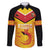 Papua New Guinea Rugby Custom Family Matching Off Shoulder Maxi Dress and Hawaiian Shirt Kumul Pride Go Champions
