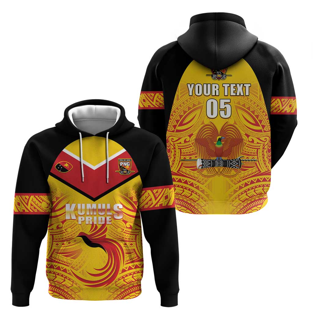 Papua New Guinea Rugby Custom Hoodie Kumul Pride Go Champions
