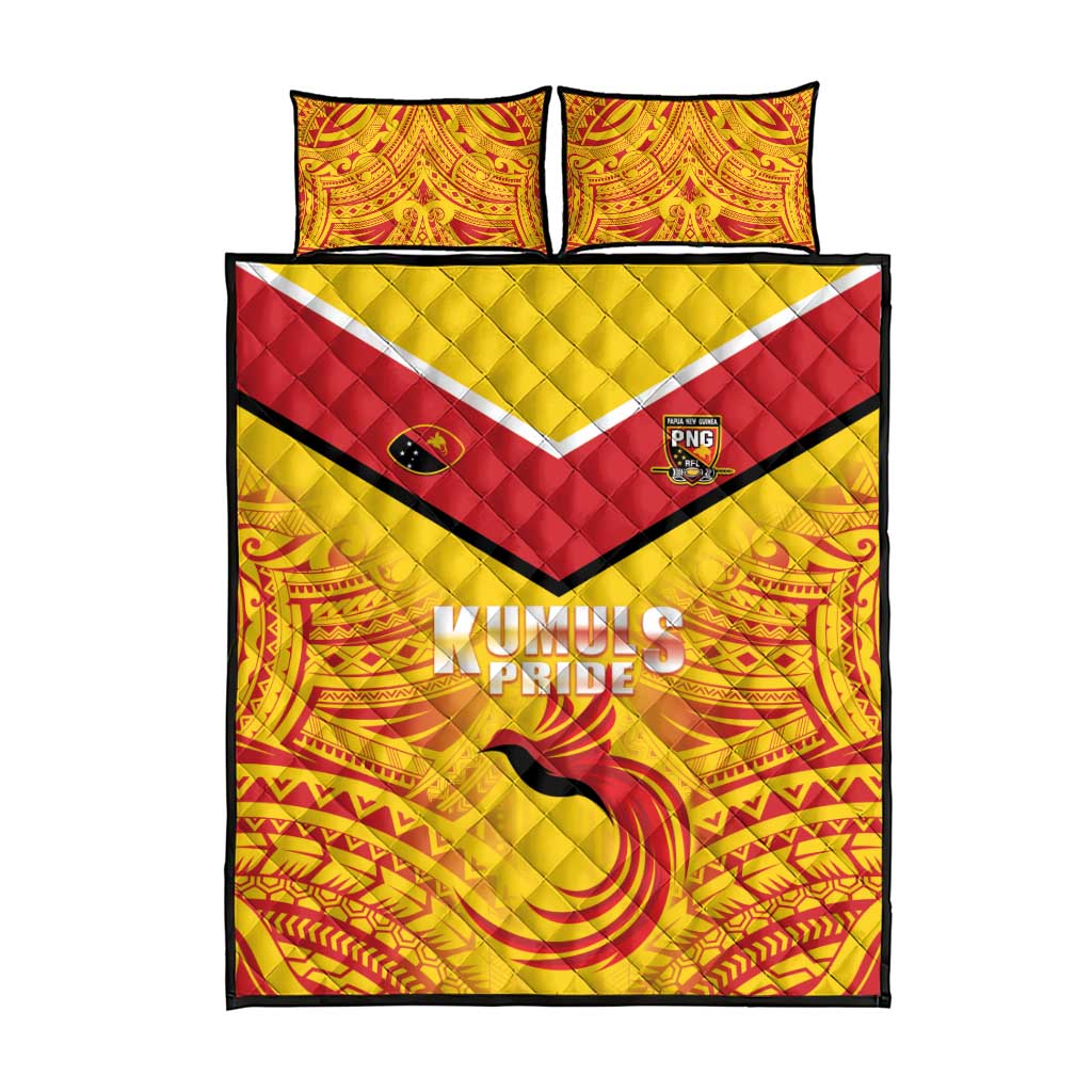 Papua New Guinea Rugby Quilt Bed Set Kumul Pride Go Champions