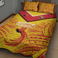 Papua New Guinea Rugby Quilt Bed Set Kumul Pride Go Champions