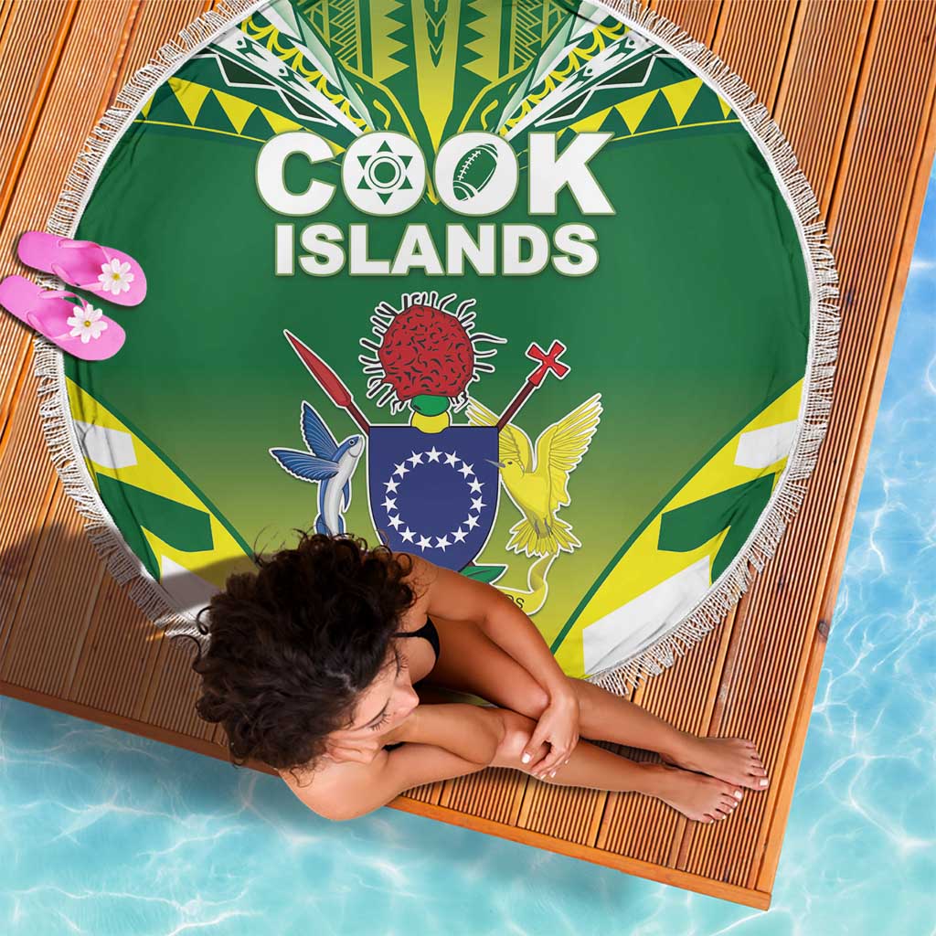 Cook Islands Rugby Beach Blanket The Kukis Go Champions