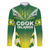 Cook Islands Rugby Custom Family Matching Mermaid Dress and Hawaiian Shirt The Kukis Go Champions