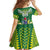 Cook Islands Rugby Custom Family Matching Tank Maxi Dress and Hawaiian Shirt The Kukis Go Champions