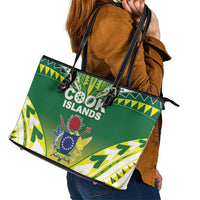 Cook Islands Rugby Leather Tote Bag The Kukis Go Champions
