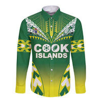 Cook Islands Rugby Custom Long Sleeve Button Shirt The Kukis Go Champions