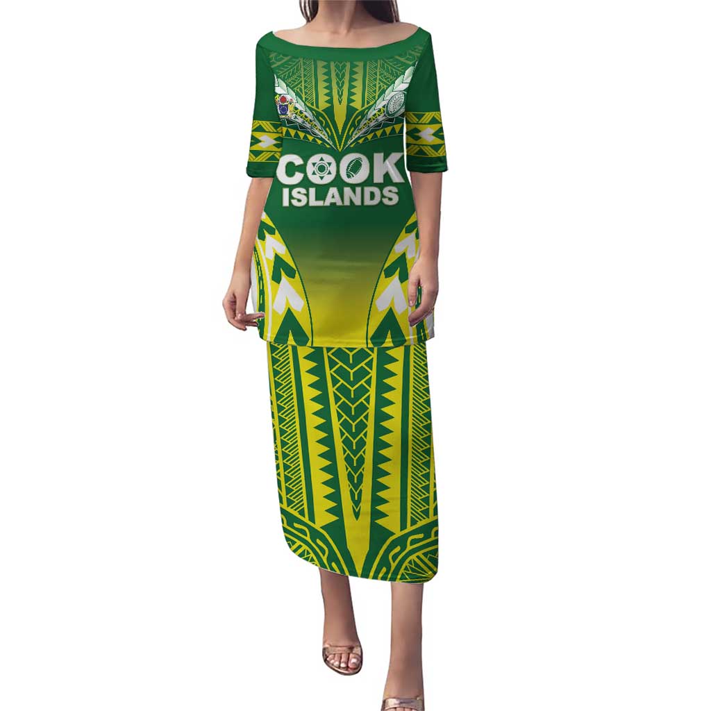 Cook Islands Rugby Custom Puletasi The Kukis Go Champions