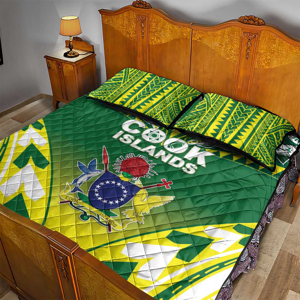 Cook Islands Rugby Quilt Bed Set The Kukis Go Champions