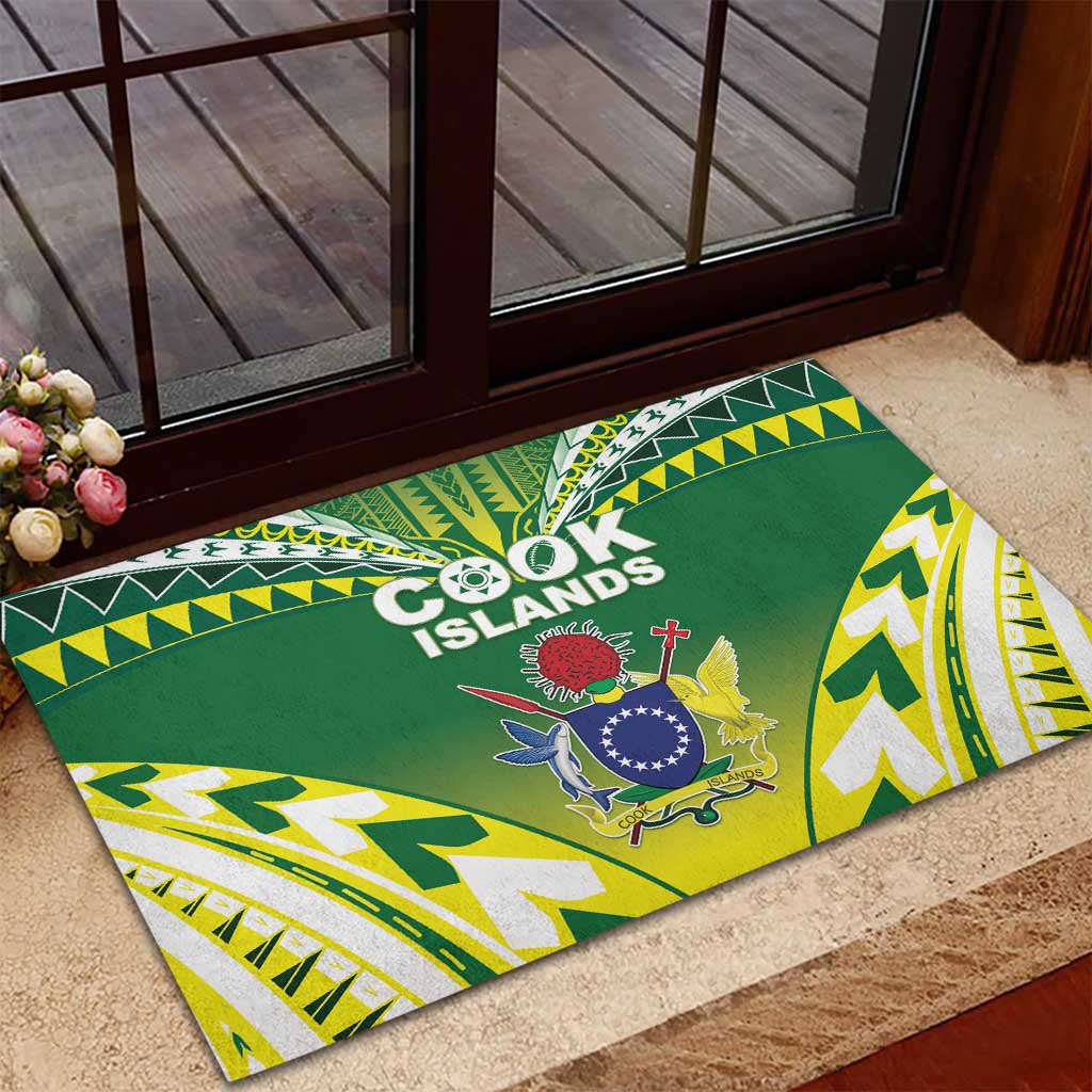 Cook Islands Rugby Rubber Doormat The Kukis Go Champions