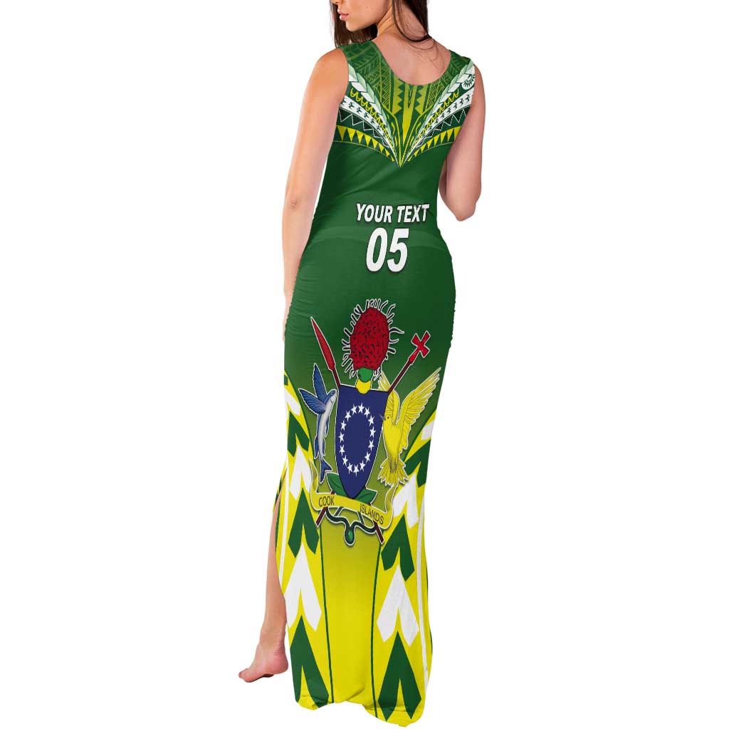 Cook Islands Rugby Custom Tank Maxi Dress The Kukis Go Champions