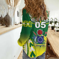 Cook Islands Rugby Custom Women Casual Shirt The Kukis Go Champions