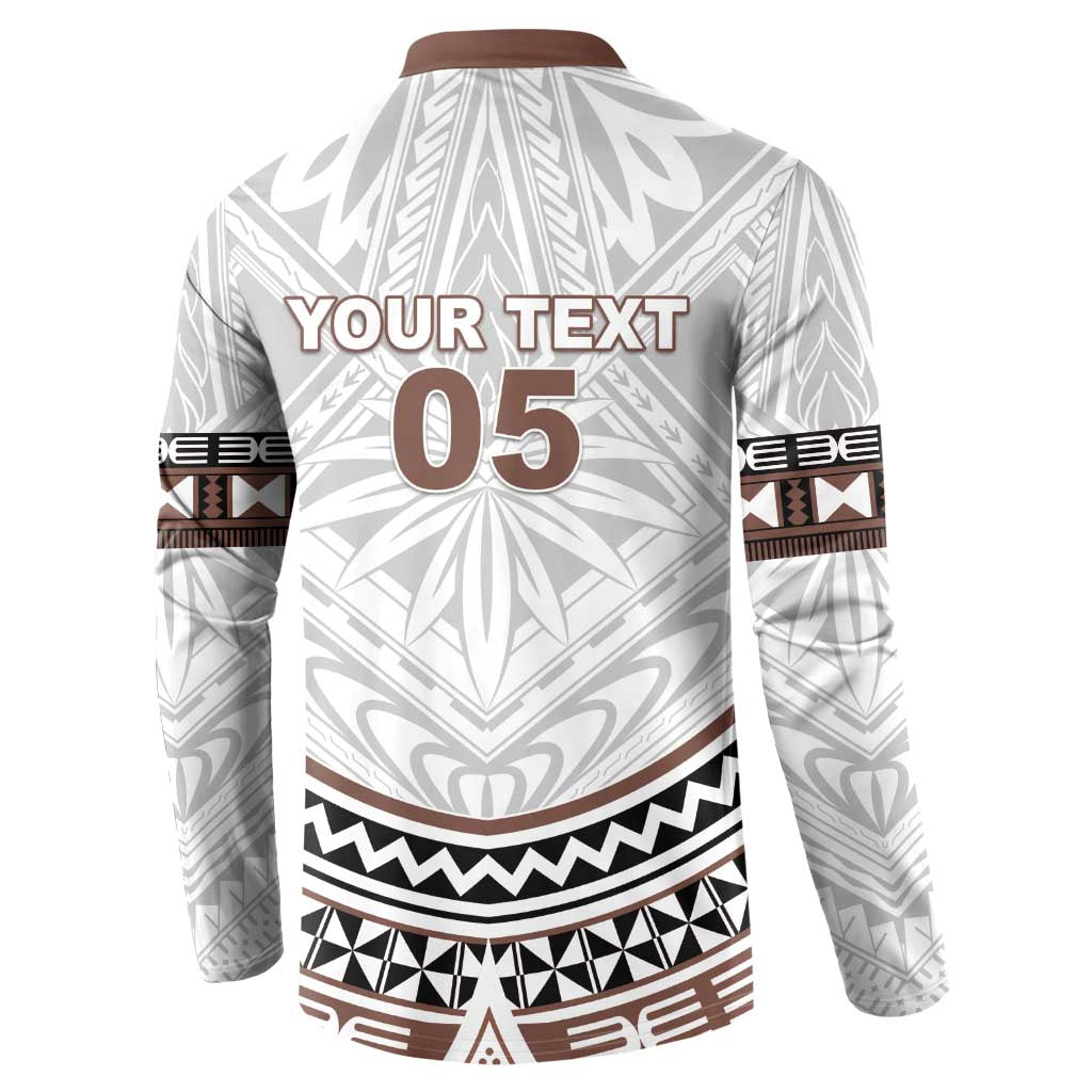 Fiji Rugby Custom Button Sweatshirt Fijian Bati Go Champions LT05 - Polynesian Pride
