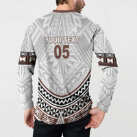 Fiji Rugby Custom Button Sweatshirt Fijian Bati Go Champions LT05 - Polynesian Pride