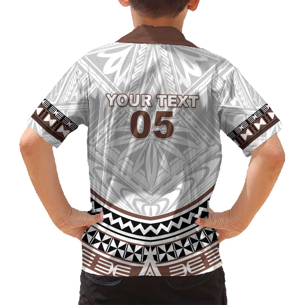 Fiji Rugby Custom Family Matching Tank Maxi Dress and Hawaiian Shirt Fijian Bati Go Champions LT05 - Polynesian Pride