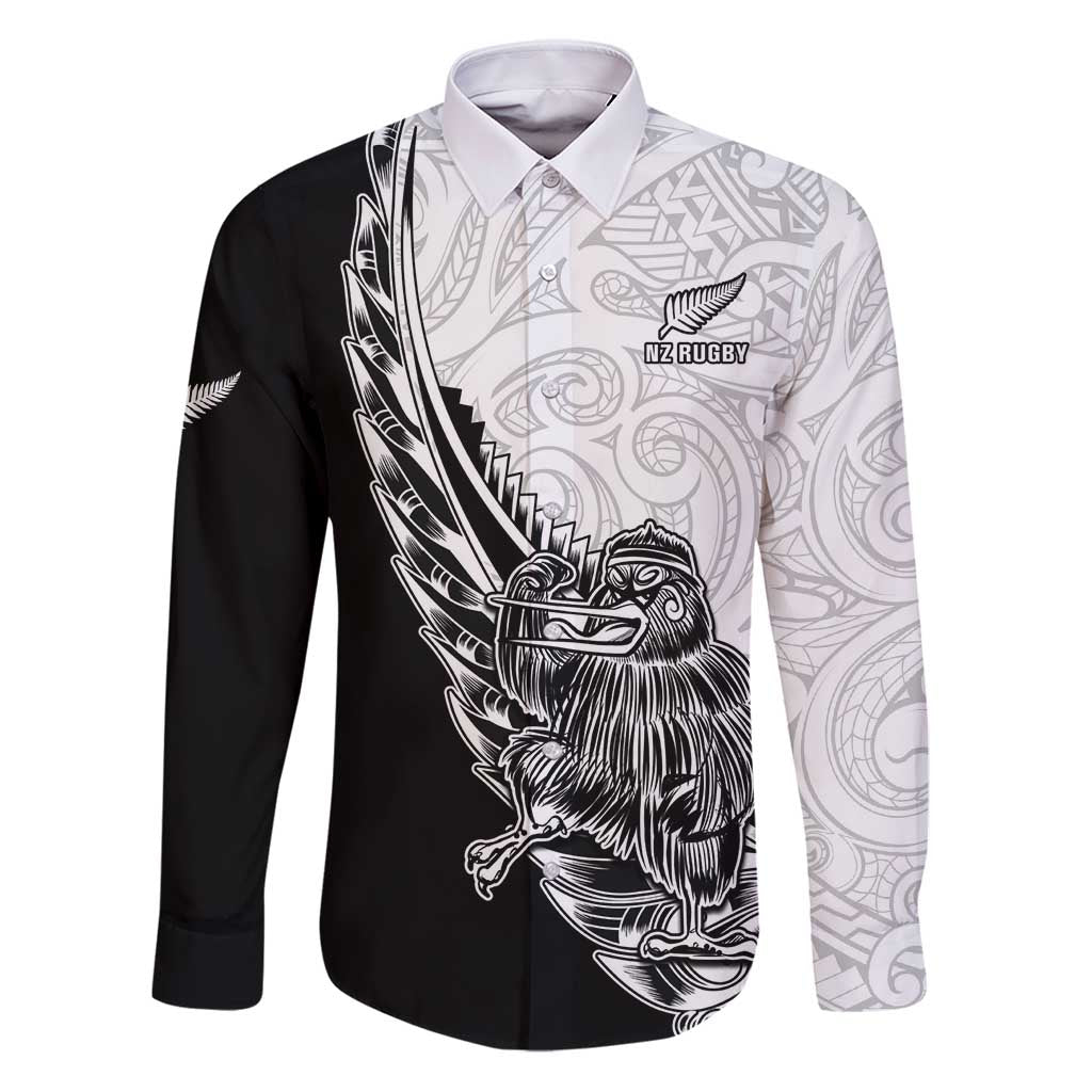 New Zealand Kiwi Rugby Custom Family Matching Puletasi and Hawaiian Shirt Go Champions Maori Pattern