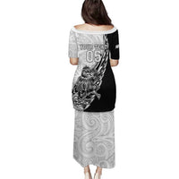 New Zealand Kiwi Rugby Custom Puletasi Go Champions Maori Pattern