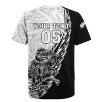 New Zealand Kiwi Rugby Custom Rugby Jersey Go Champions Maori Pattern