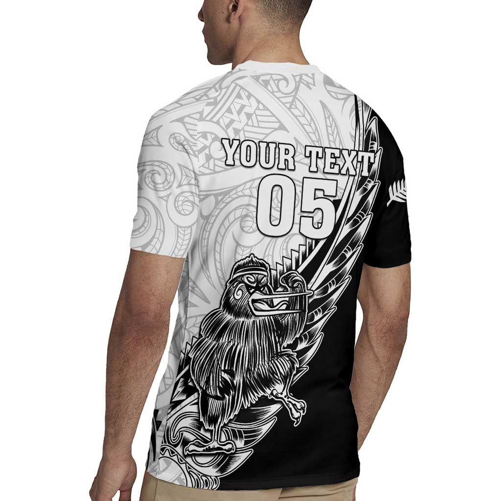 New Zealand Kiwi Rugby Custom Rugby Jersey Go Champions Maori Pattern