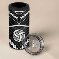 Custom Polynesia Beach Volleyball 4 in 1 Can Cooler Tumbler Polynesian Tribal Pattern - Polynesian Pride