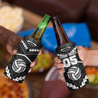 Custom Polynesia Beach Volleyball 4 in 1 Can Cooler Tumbler Polynesian Tribal Pattern - Polynesian Pride