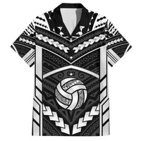 Custom Polynesia Beach Volleyball Family Matching Long Sleeve Bodycon Dress and Hawaiian Shirt Polynesian Tribal Pattern - Polynesian Pride