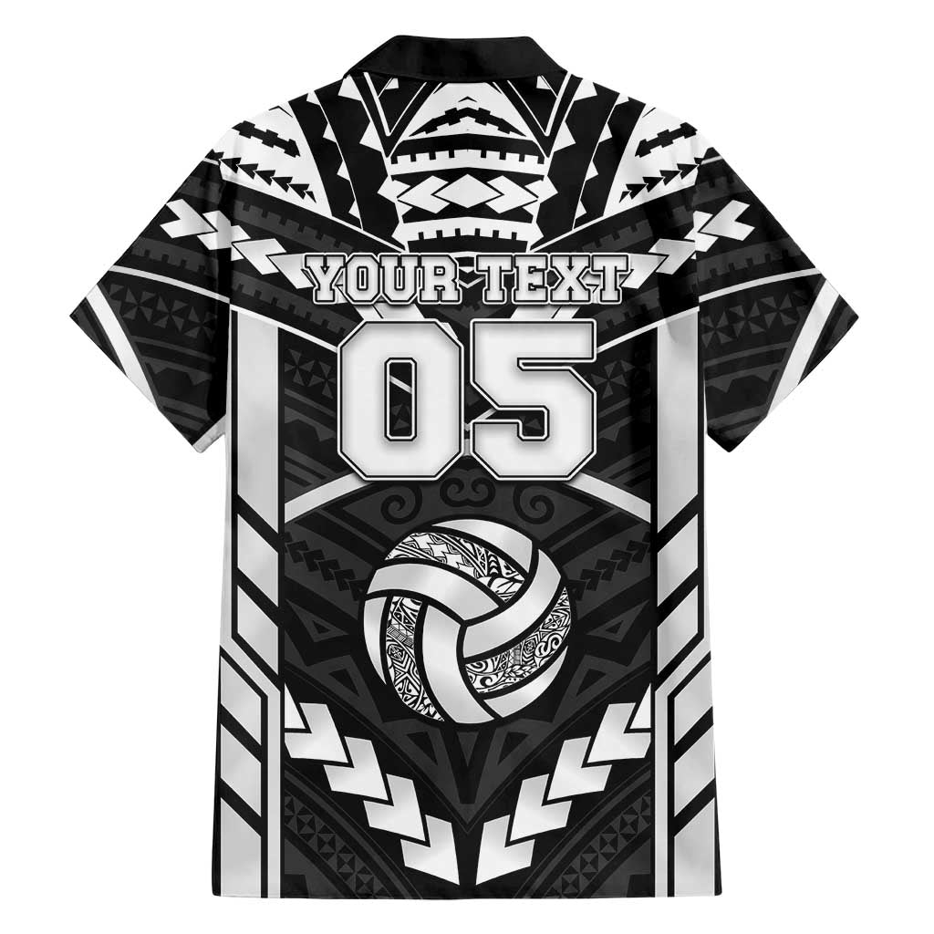Custom Polynesia Beach Volleyball Family Matching Off Shoulder Short Dress and Hawaiian Shirt Polynesian Tribal Pattern LT05 - Polynesian Pride