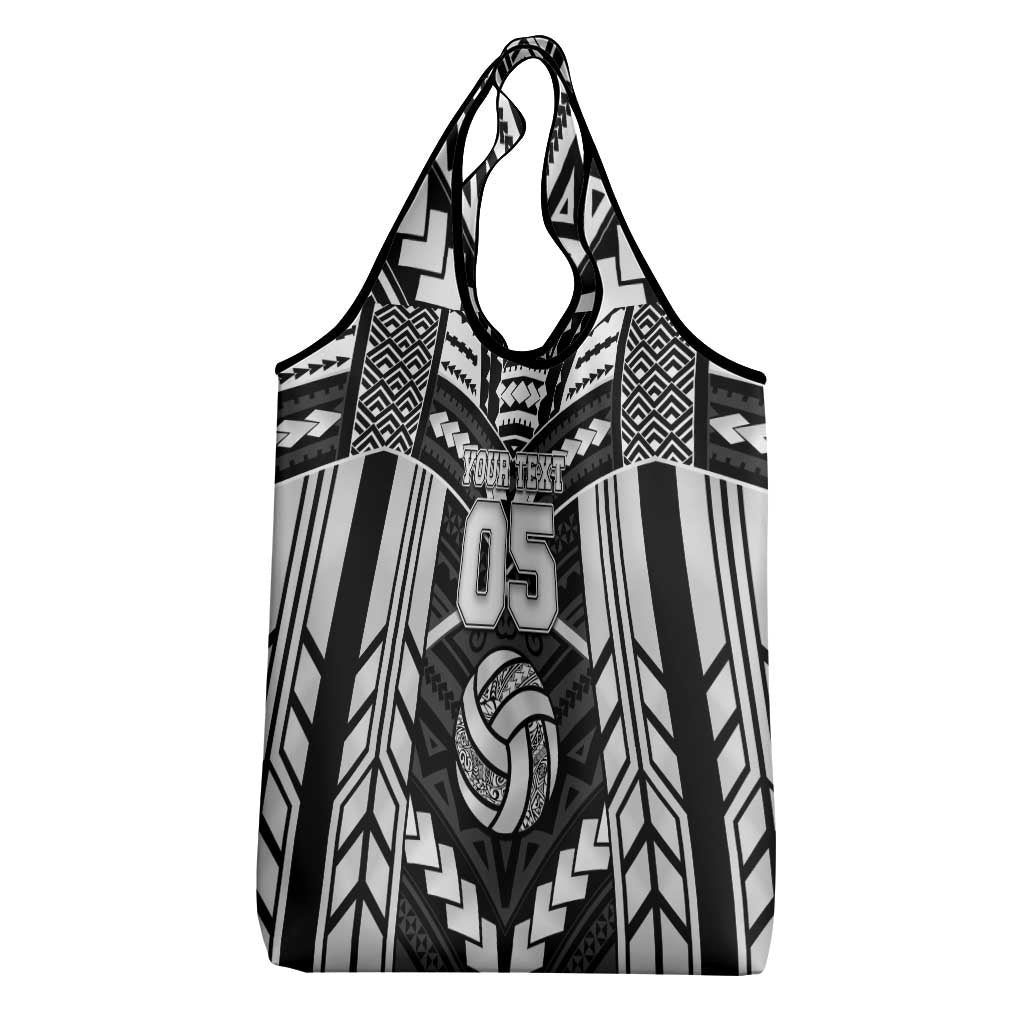 Custom Polynesia Beach Volleyball Grocery Bag Polynesian Tribal Pattern - Polynesian Pride
