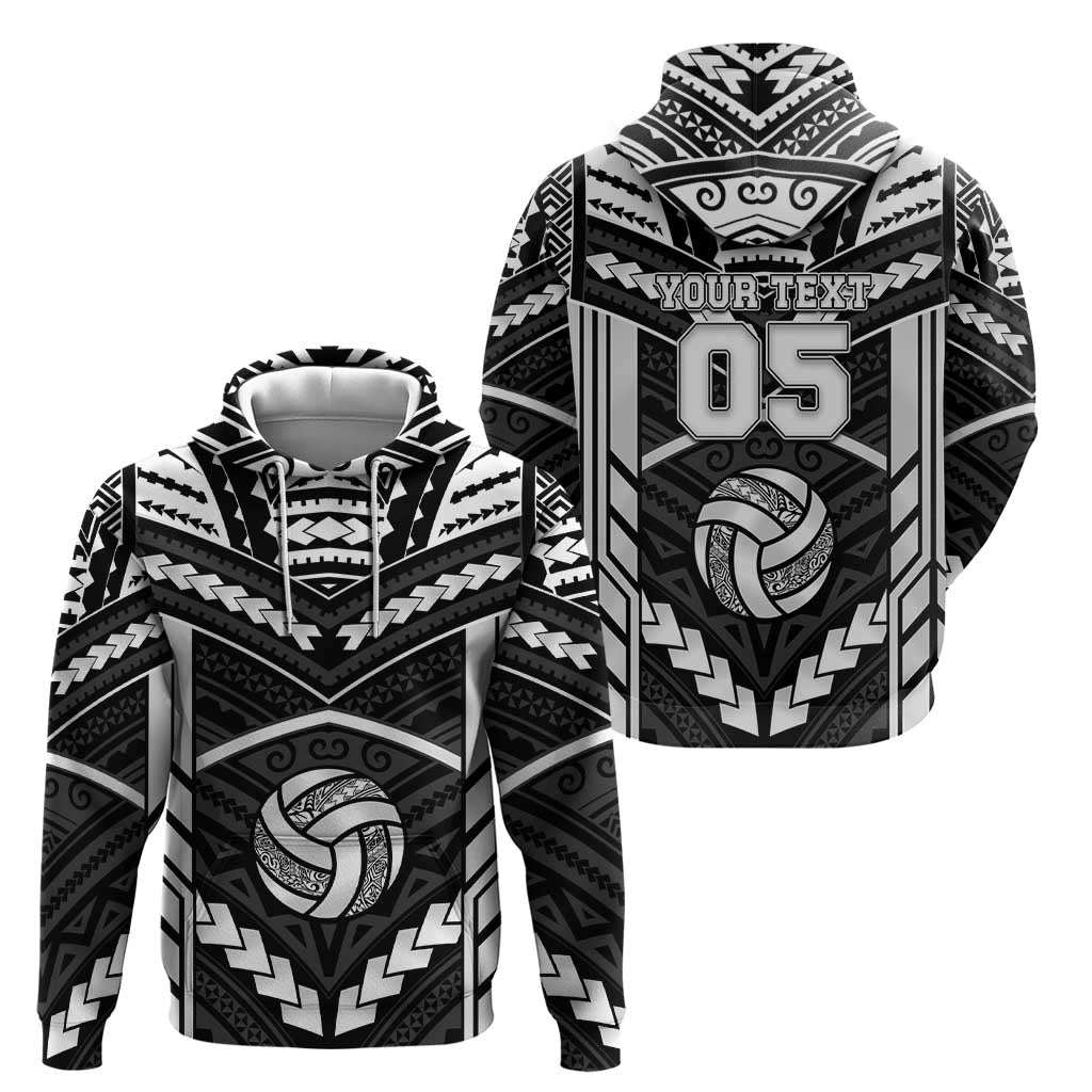 Custom Polynesia Beach Volleyball Hoodie Polynesian Tribal Pattern - Polynesian Pride
