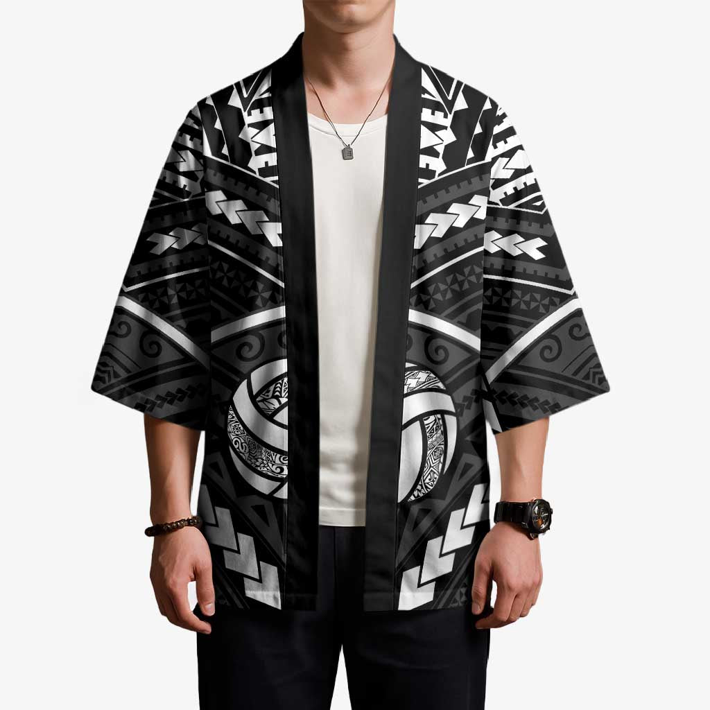 Custom Polynesia Beach Volleyball Kimono Polynesian Tribal Pattern - Polynesian Pride