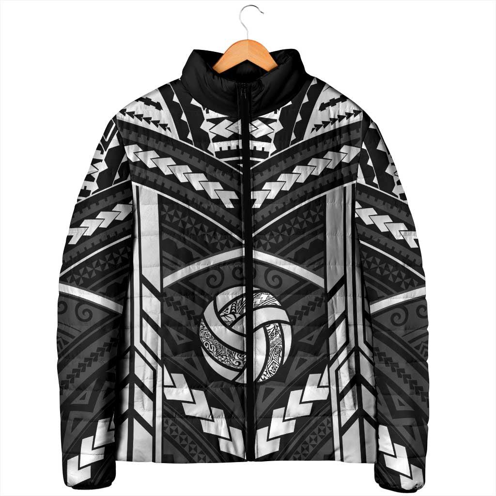 Custom Polynesia Beach Volleyball Padded Jacket Polynesian Tribal Pattern LT05 - Polynesian Pride