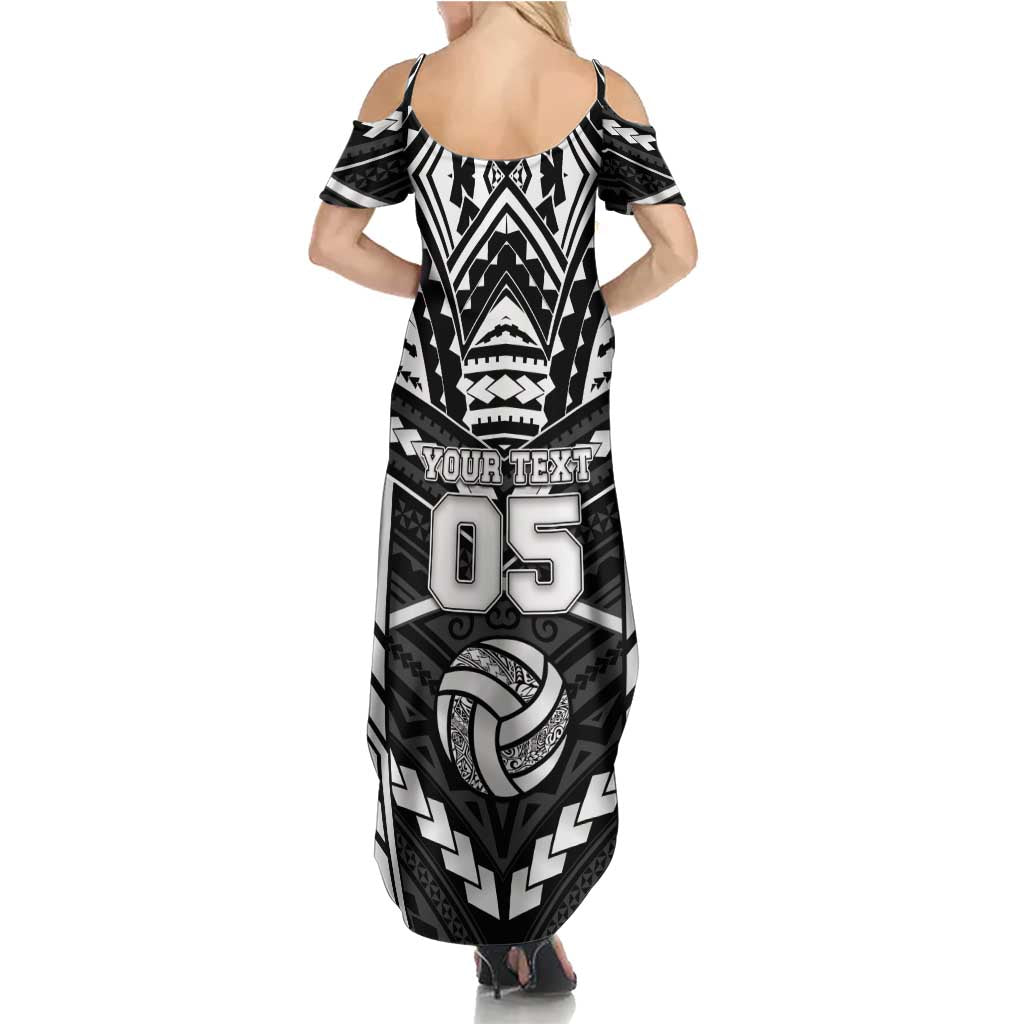 Custom Polynesia Beach Volleyball Summer Maxi Dress Polynesian Tribal Pattern LT05 - Polynesian Pride
