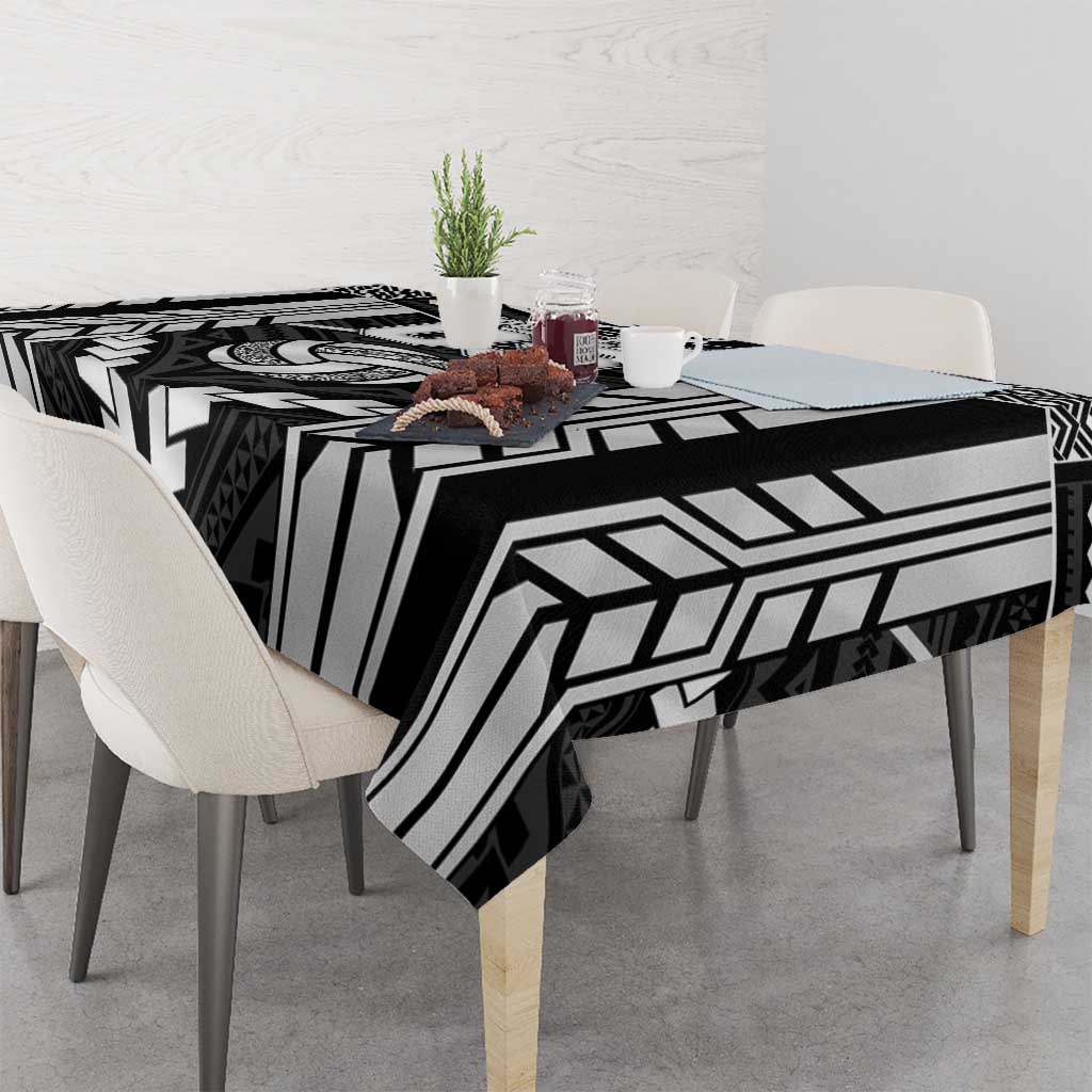 Custom Polynesia Beach Volleyball Tablecloth Polynesian Tribal Pattern - Polynesian Pride