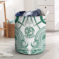 Hawaii Volleyball Laundry Basket Polynesian Pattern - Polynesian Pride