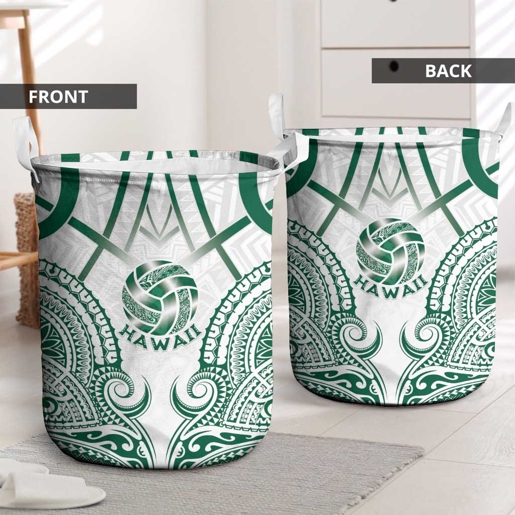 Hawaii Volleyball Laundry Basket Polynesian Pattern - Polynesian Pride