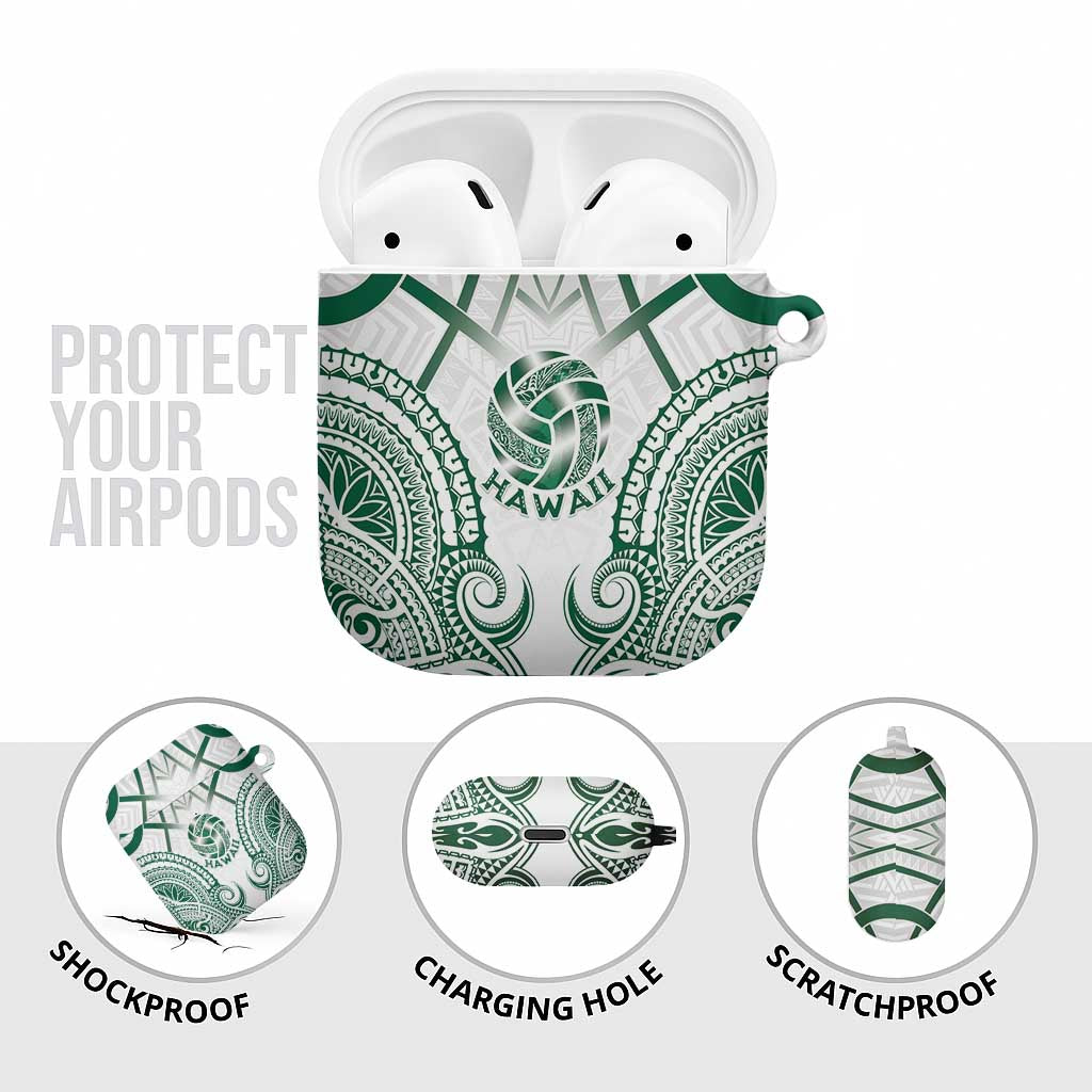 Hawaii Volleyball AirPods Case Polynesian Pattern - Polynesian Pride