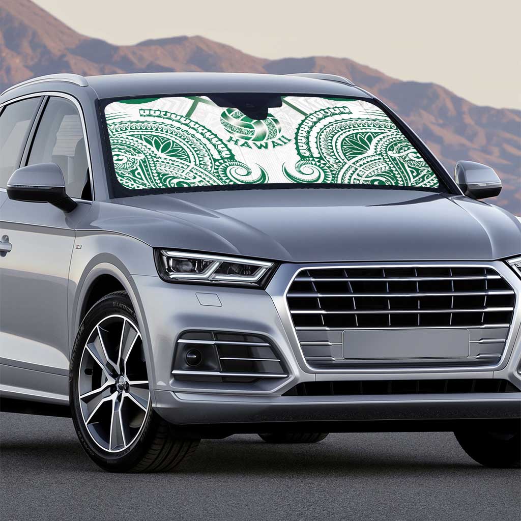 Hawaii Volleyball Auto Sun Shade Polynesian Pattern - Polynesian Pride