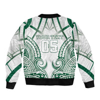 Custom Hawaii Volleyball Bomber Jacket Polynesian Pattern LT05 - Polynesian Pride