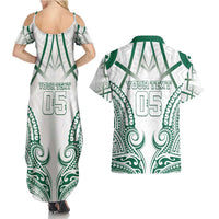 Custom Hawaii Volleyball Couples Matching Summer Maxi Dress and Hawaiian Shirt Polynesian Pattern - Polynesian Pride