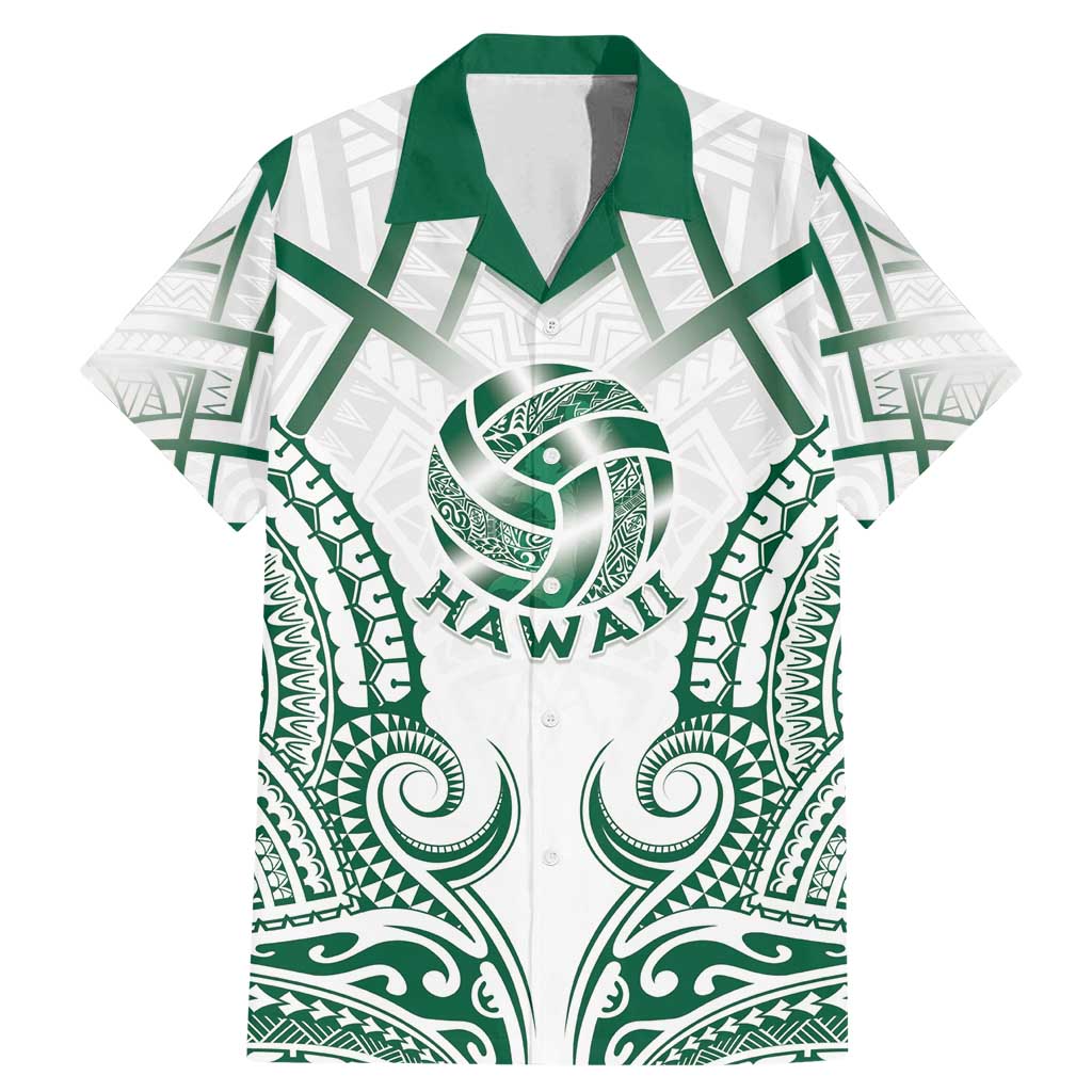 Custom Hawaii Volleyball Family Matching Mermaid Dress and Hawaiian Shirt Polynesian Pattern - Polynesian Pride