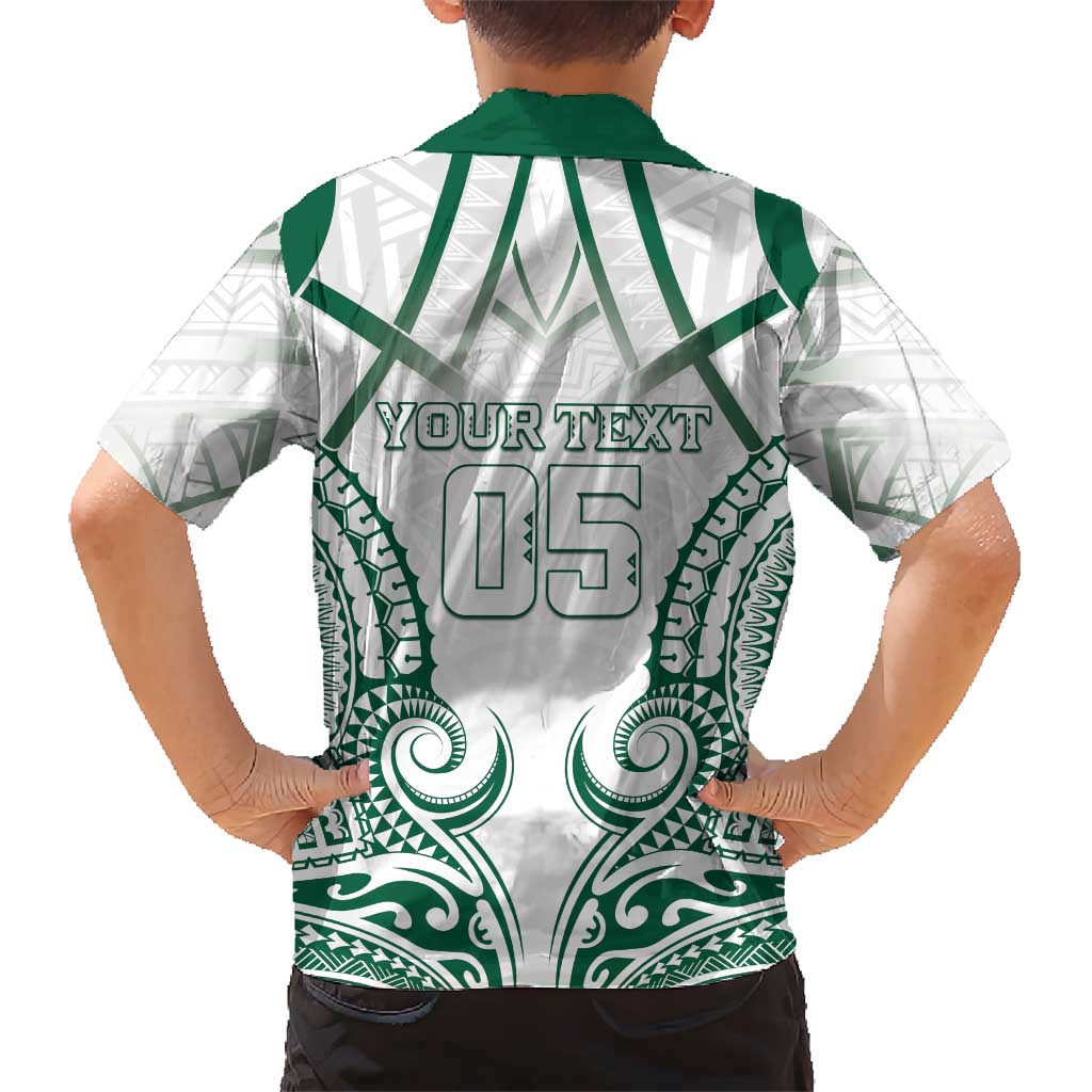 Custom Hawaii Volleyball Family Matching Off Shoulder Maxi Dress and Hawaiian Shirt Polynesian Pattern LT05 - Polynesian Pride