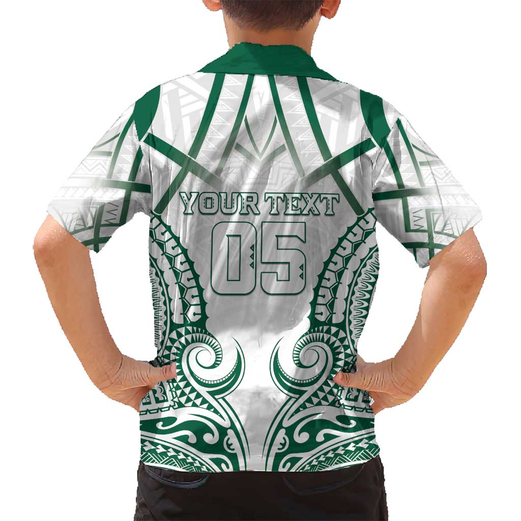 Custom Hawaii Volleyball Family Matching Puletasi and Hawaiian Shirt Polynesian Pattern - Polynesian Pride