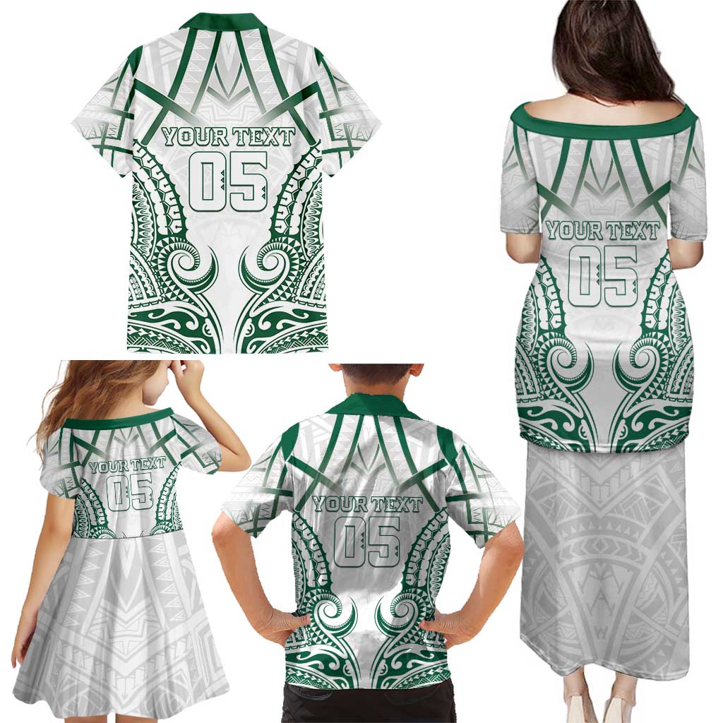 Custom Hawaii Volleyball Family Matching Puletasi and Hawaiian Shirt Polynesian Pattern - Polynesian Pride