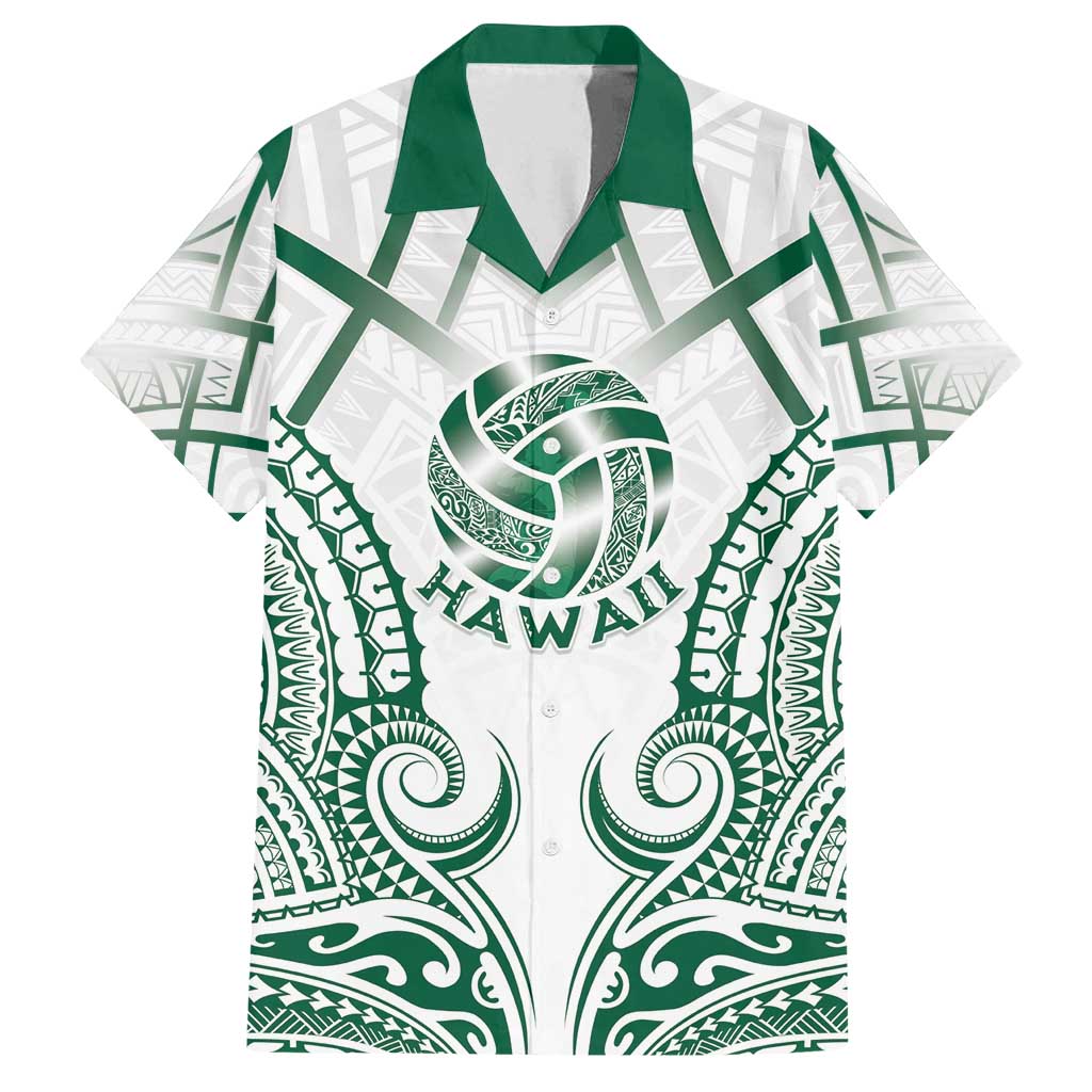 Custom Hawaii Volleyball Family Matching Puletasi and Hawaiian Shirt Polynesian Pattern - Polynesian Pride
