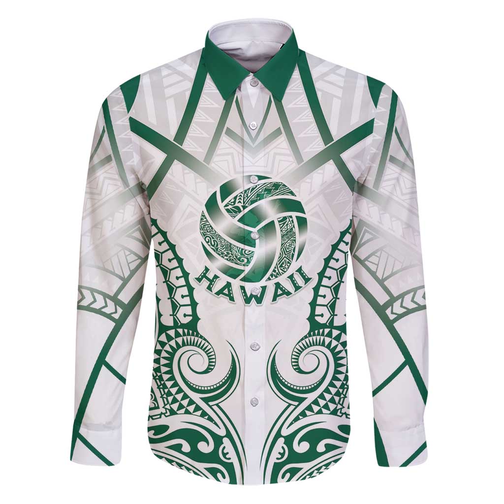 Custom Hawaii Volleyball Family Matching Puletasi and Hawaiian Shirt Polynesian Pattern - Polynesian Pride