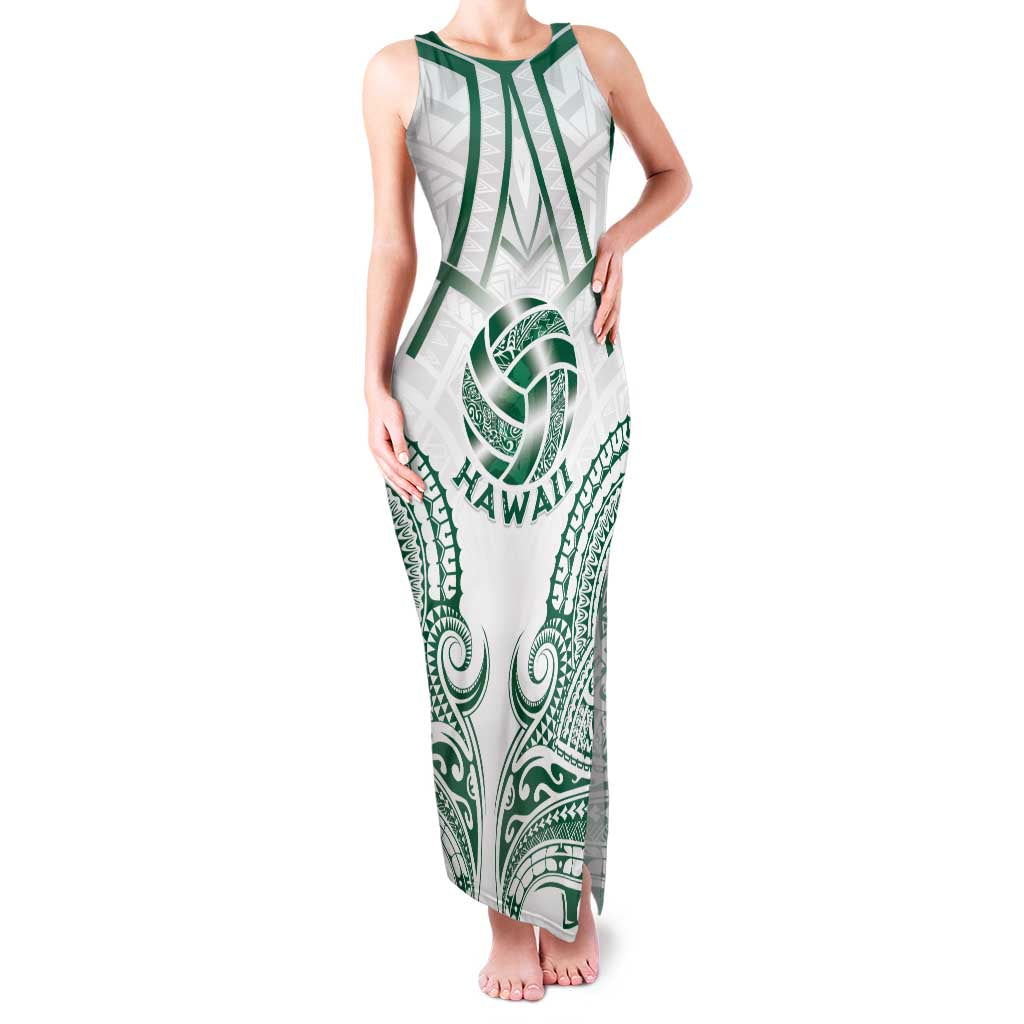 Custom Hawaii Volleyball Family Matching Tank Maxi Dress and Hawaiian Shirt Polynesian Pattern - Polynesian Pride