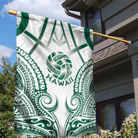 Hawaii Volleyball Garden Flag Polynesian Pattern - Polynesian Pride