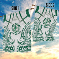 Hawaii Volleyball Garden Flag Polynesian Pattern - Polynesian Pride