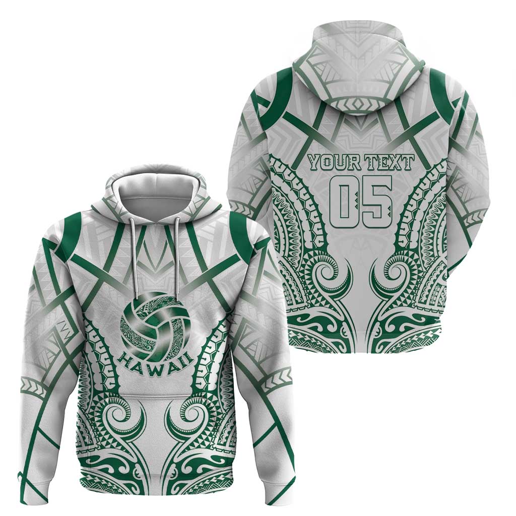 Custom Hawaii Volleyball Hoodie Polynesian Pattern LT05 - Polynesian Pride
